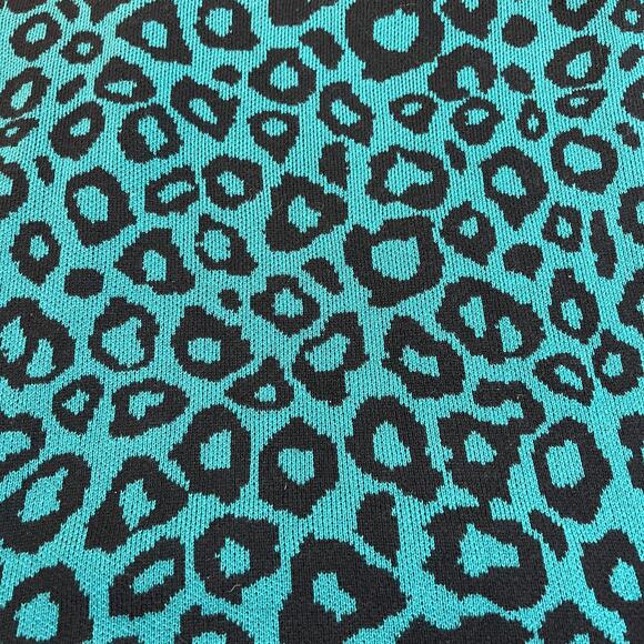 BCBGeneration Women's Leopard Open Front Knit Duster Cardigan Size L Maximalist - Picture 7 of 10